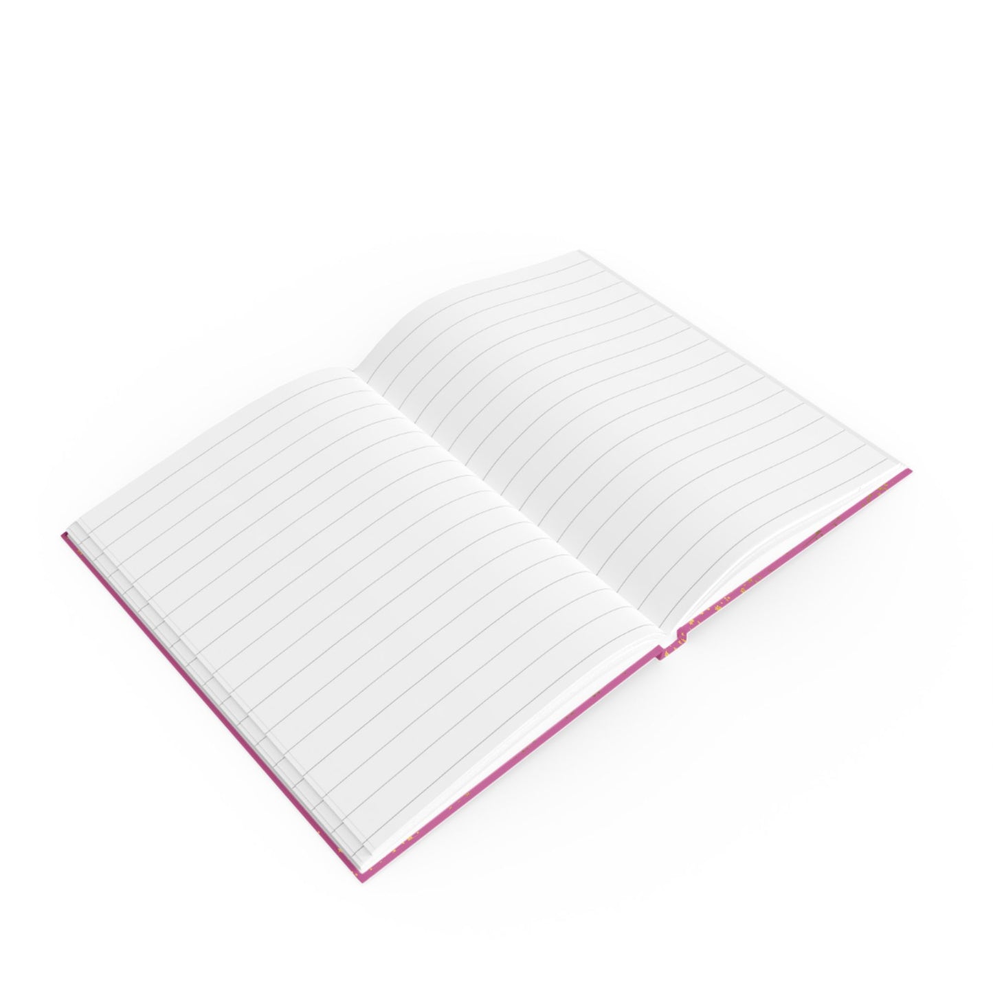 "Time to Shine" Journal A5 – Stilvolles Notizbuch mit Goldsternen in rosa