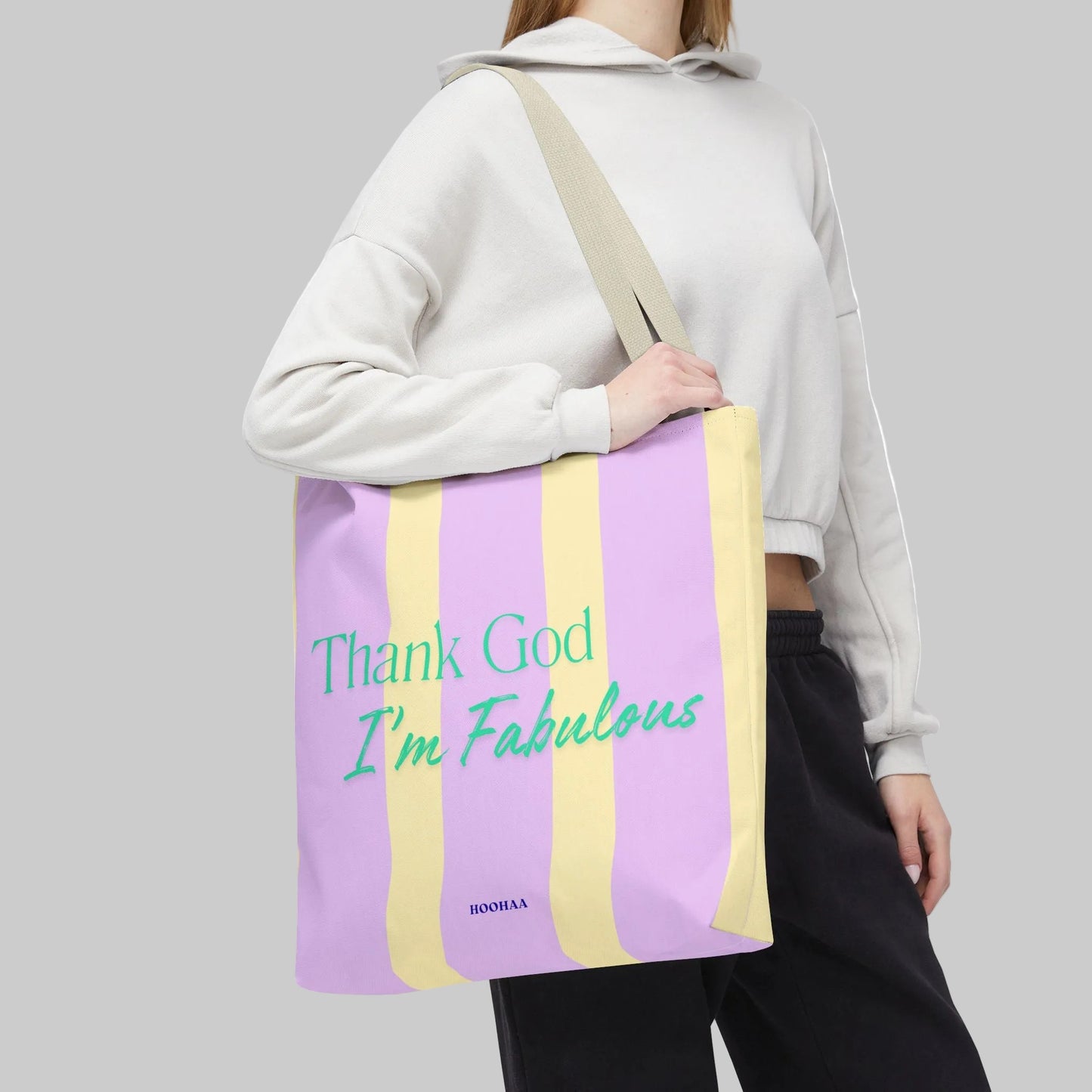 "Thank God I'm Fabulous" – Robuste Tote Bag mit klarem Statement | In drei Größen