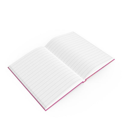 "Time to Shine" Journal A5 – Stilvolles Notizbuch mit Goldsternen in rosa