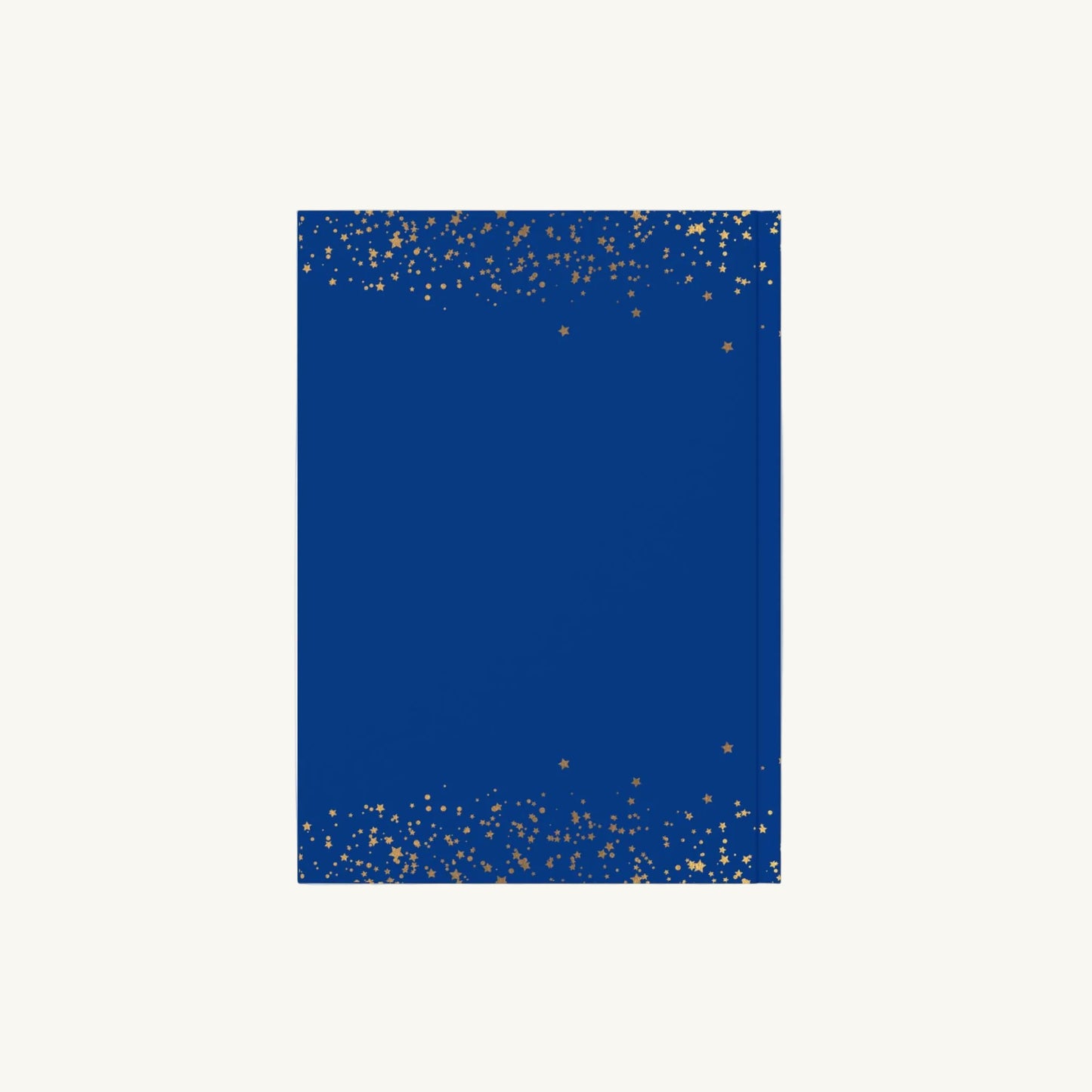 "Time to Shine" Journal A5 – Stilvolles Notizbuch mit Goldsternen in blau