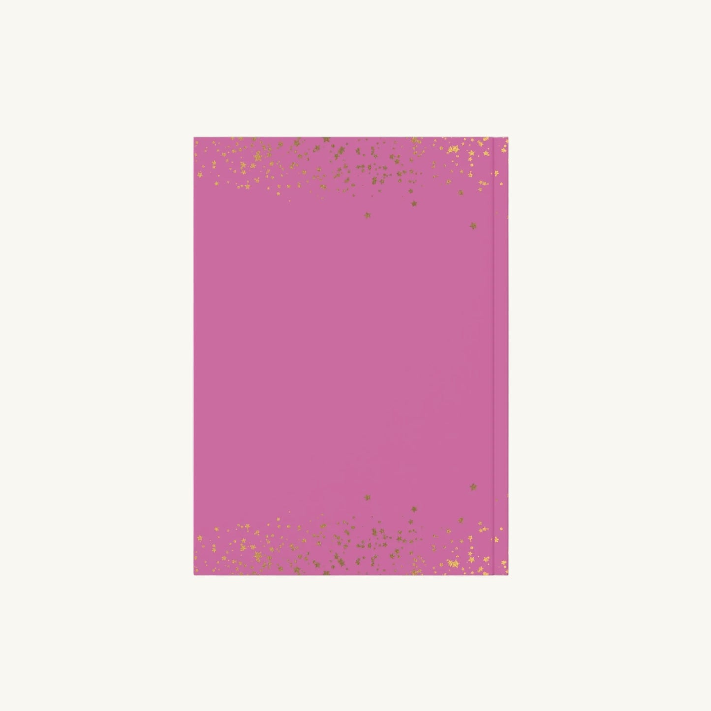 "Time to Shine" Journal A5 – Stilvolles Notizbuch mit Goldsternen in rosa