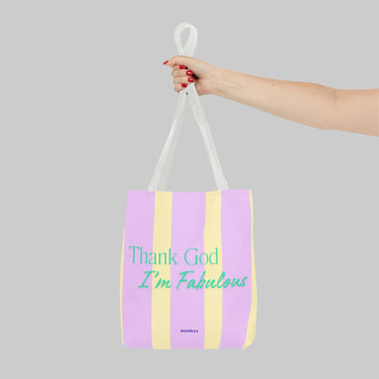 "Thank God I'm Fabulous" – Robuste Tote Bag mit klarem Statement | In drei Größen