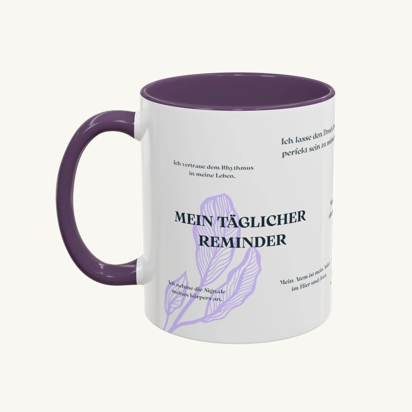"Mein Täglicher Reminder" Keramiktasse zur Affirmation für Frauen in der Menopause – 330ml