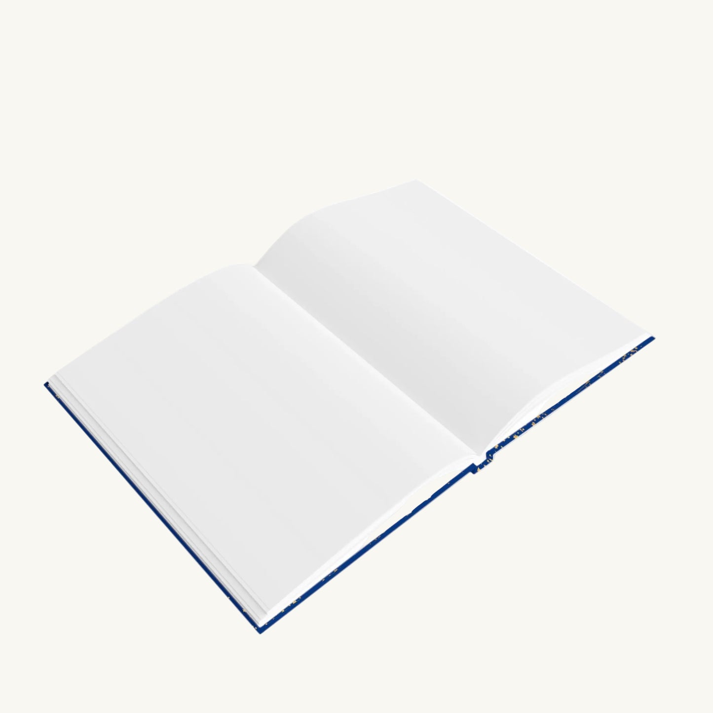 "Time to Shine" Journal A5 – Stilvolles Notizbuch mit Goldsternen in blau