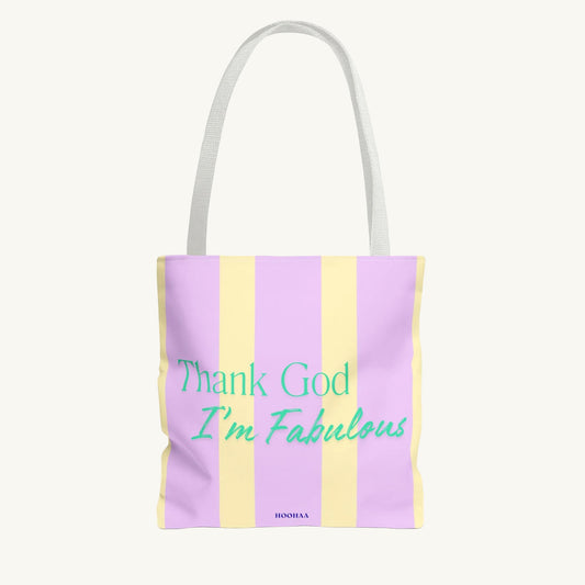 "Thank God I'm Fabulous" – Robuste Tote Bag mit klarem Statement | In drei Größen