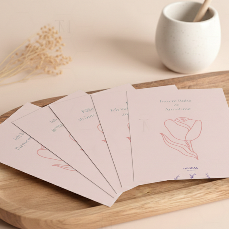 "Intuition" Affirmationskarten für ein positives Denken in der Menopause zu mehr Achtsamkeit & Selbstliebe