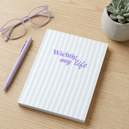 "Wichtig my Life" Softcover Journal für Selbstfürsorge & Fokus in der Menopause | A5