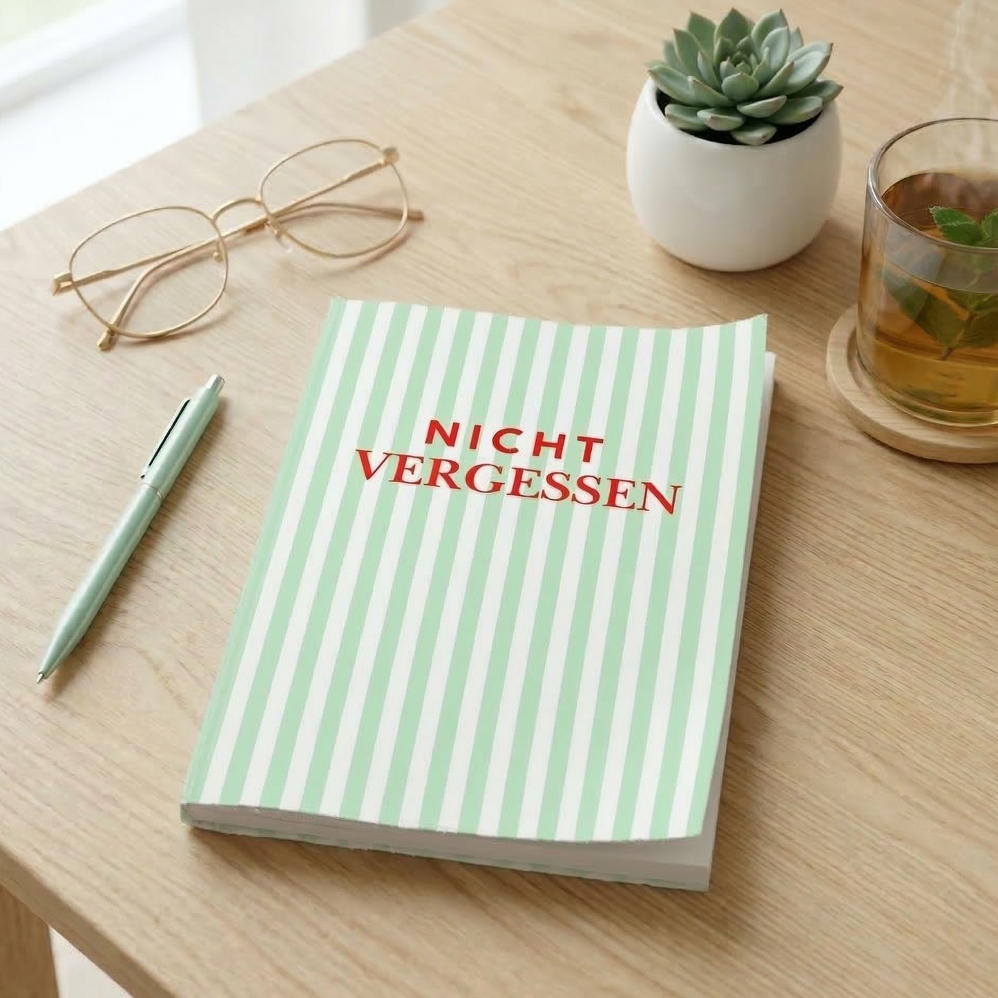 "Nicht vergessen" Softcover Notizbuch für Klarheit & Fokus in der Menopause | A5