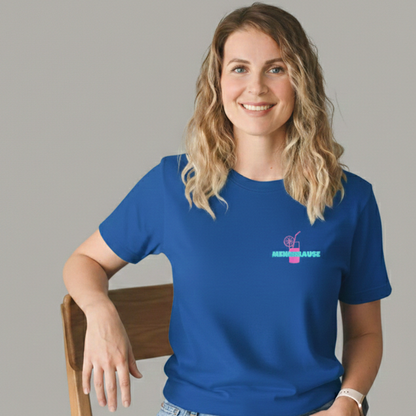 "Menobrause" Damen T-Shirt – Cooles Statement-Shirt mit Spruch für Frauen in der Menopause