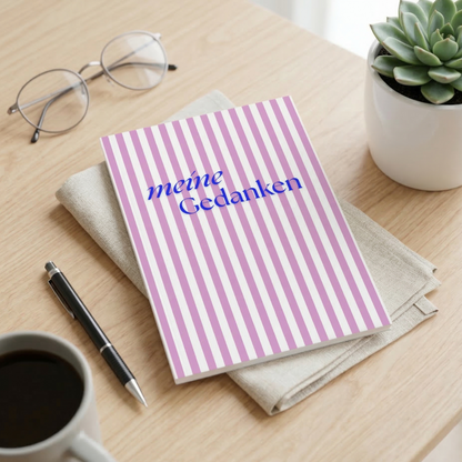 "Meine Gedanken" Softcover Journal für ein besseres Einschlafen | A5