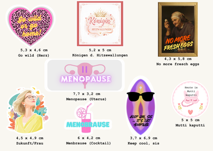 "Statement mit Augenzwinkern" Sticker-Bundle – Wähle deine 5 Favoriten!